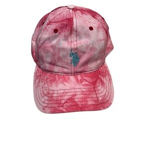 U.S. Polo Assn. Pink Tie-Dye Cap
